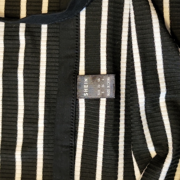 Striped rib-knit Bodycon dress - Picture 11 of 11